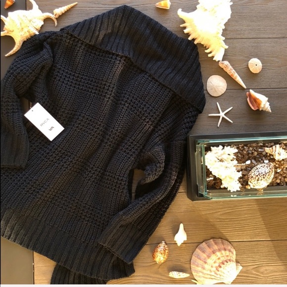 🌴🌼RVCA- CARDIGAN SWEATER🌼🌴 - Picture 7 of 8